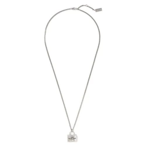 Marc Jacobs , Charm Pendant Necklace Silver Tone Jewelry ,Gray female, Sizes: ONE SIZE