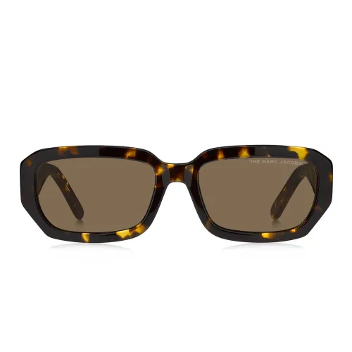 Marc Jacobs , Contemporary Womens Sunglasses with Iconic Details ,Brown unisex, Sizes: