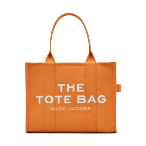 Marc Jacobs , Cotton Women's Tote Bag in Orange ,Orange female, Sizes: ONE SIZE
