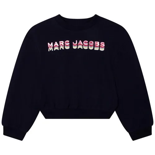 MARC JACOBS Girls Graphic Logo Sweater - Blue