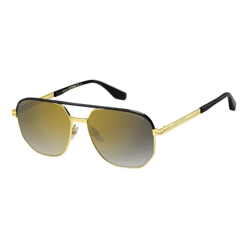Marc Jacobs , Gold Black/Grey Shaded Sunglasses ,Yellow male, Sizes: