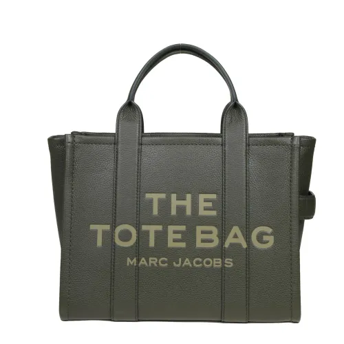 Marc Jacobs , Green Leather Shopper Handbag ,Green female, Sizes: ONE SIZE