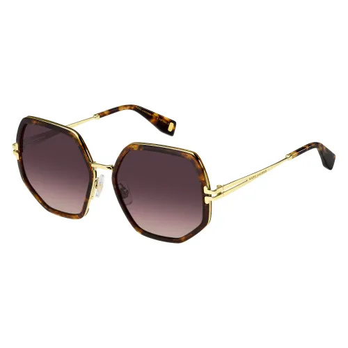Marc Jacobs , Havana Rose Gold Sunglasses Brown Shaded ,Brown female, Sizes: