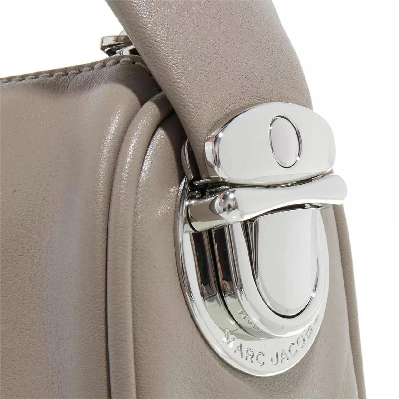 Marc Jacobs Hobo Bags - The Pushlock Mini Hobo Bag - beige - Hobo Bags for ladies