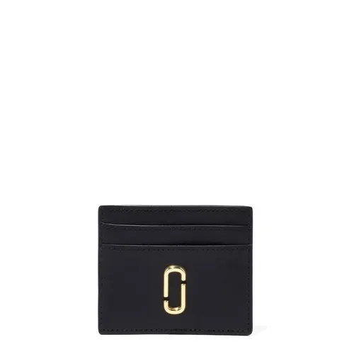MARC JACOBS Leather Card Holder - Black