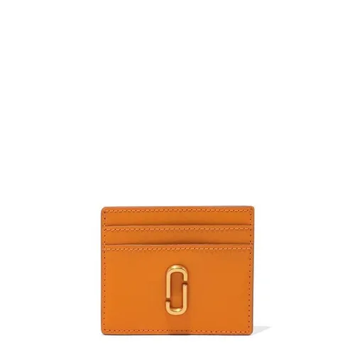 MARC JACOBS Leather Card Holder - Orange