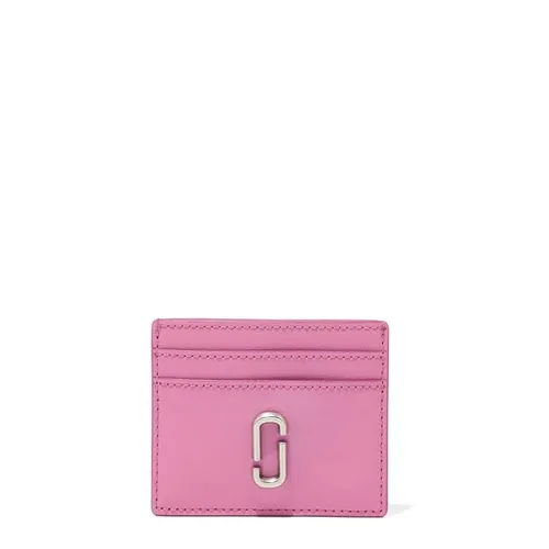 MARC JACOBS Leather Card Holder - Pink