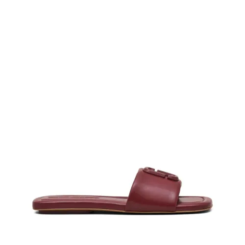 Marc Jacobs , Leather Sandal for Men ,Red female, Sizes: