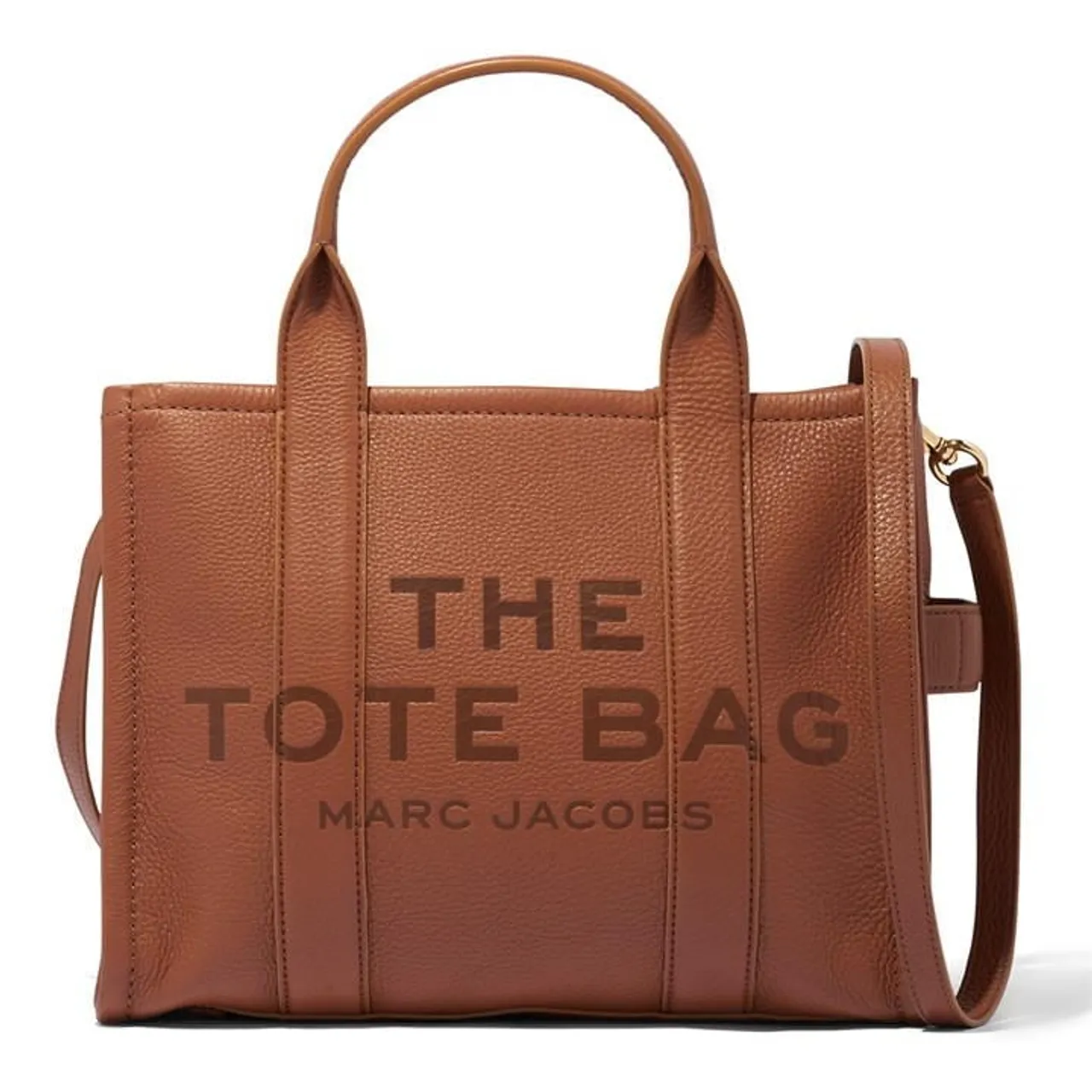 MARC JACOBS Medium Leather Tote Bag - Brown