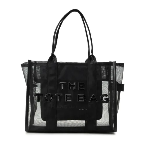 Marc Jacobs , Mesh Tote Large Bag in Black ,Black female, Sizes: ONE SIZE