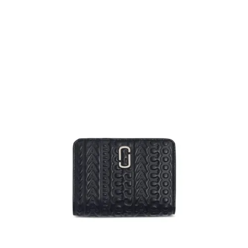 Marc Jacobs , Mini Compact Black Wallet ,Black female, Sizes: ONE SIZE