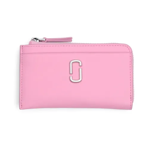 Marc Jacobs , Pink Logo Wallet with Coin Purse and Card Slots ,Pink female, Sizes: ONE SIZE