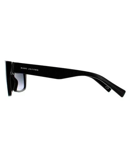 Marc Jacobs Rectangle Unisex Black Grey Dark Gradient Sunglasses - One