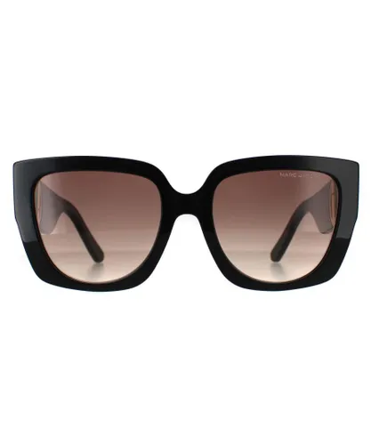 Marc Jacobs Rectangle Womens Black Brown Gradient 687/S - One