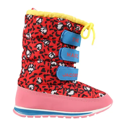 Marc Jacobs , Red Snow Boots with Multicolor Sole ,Red unisex, Sizes: