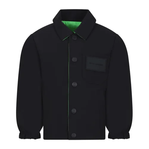 Marc Jacobs , Reversible Black Jacket with Logo ,Black unisex, Sizes: