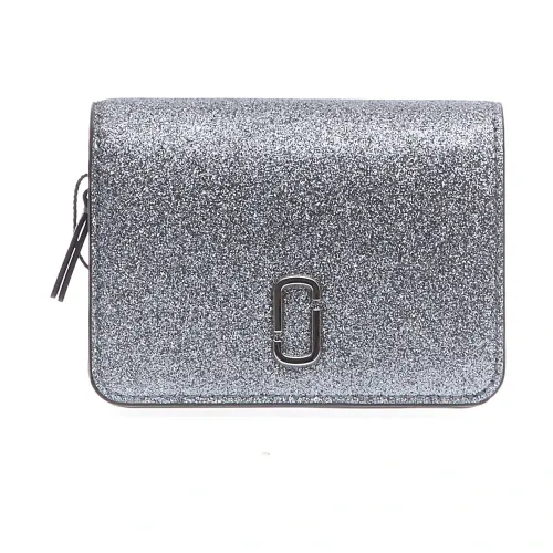 Marc Jacobs , Silver Women's Wallets Ss24 ,Gray female, Sizes: ONE SIZE