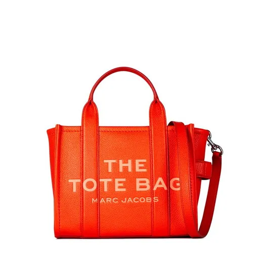 MARC JACOBS Small Leather Tote Bag - Orange