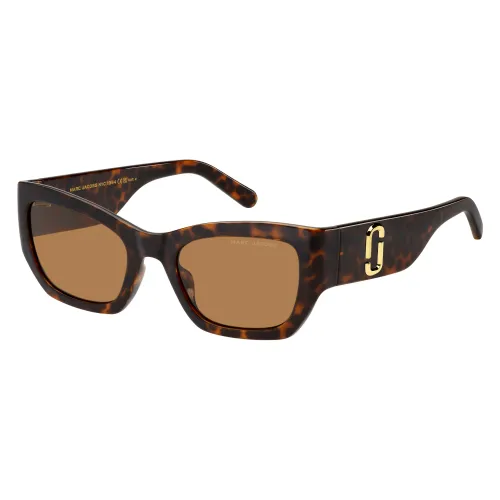 Marc Jacobs , Stylish Sunglasses in Dark Havana/Brown ,Brown female, Sizes: