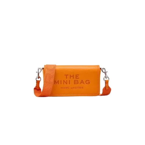 Marc Jacobs , Tangerine Leather Mini Crossbody Bag ,Orange female, Sizes: ONE SIZE