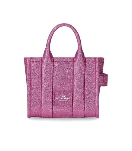 MARC JACOBS THE GALACTIC GLITTER CROSSBODY TOTE LIPSTICK PINK BAG