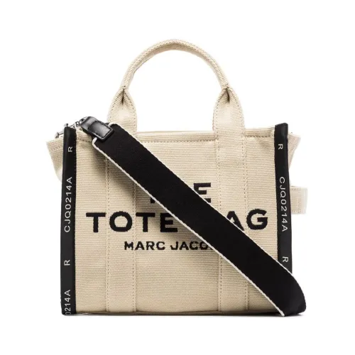 Marc Jacobs , The Jacquard Mini Tote Bag ,Beige female, Sizes: ONE SIZE