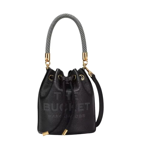 Marc Jacobs , The Leather Bucket Bag ,Black female, Sizes: ONE SIZE