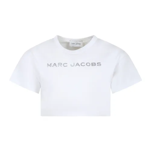 Marc Jacobs , White Cotton Short Sleeve T-Shirt ,White unisex, Sizes:
