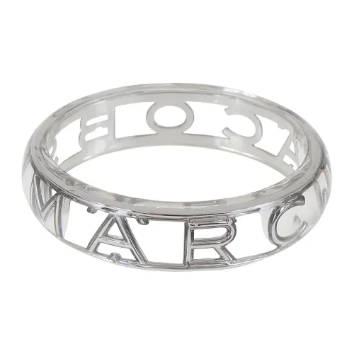Marc Jacobs , Women's Accessories Bracelets Metallic Ss24 ,Gray female, Sizes: ONE SIZE