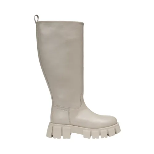 Marc O'Polo , High Boots in Beige Leather ,Beige female, Sizes: