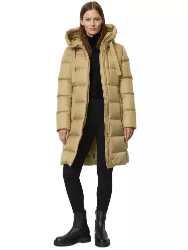 Marc O'Polo Hooded Quilted Parka, Stone Hearth - Stone Hearth - Female
