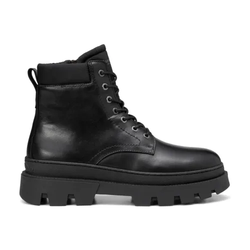 Marc O'Polo , Isak 9A Black Ankle Boots ,Black male, Sizes: