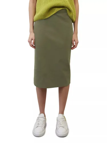 Marc O'Polo Jersey Midi Skirt - Wild Olive - Female