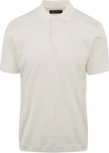 Marc O'Polo Polo Shirt Rib White Off-White