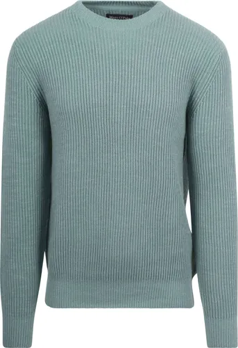 Marc O'Polo Pullover Wool Blend Steel Blue Green