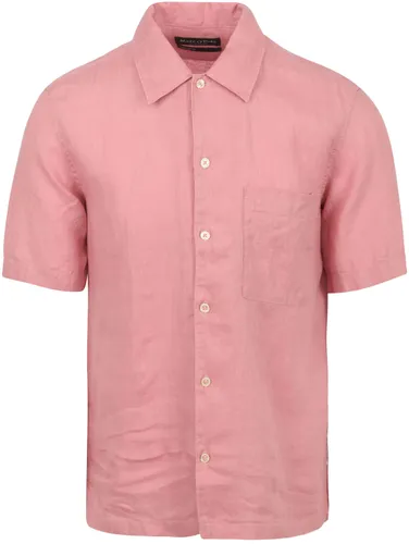 Marc O'Polo Shirt Short Sleeves Linen Pink