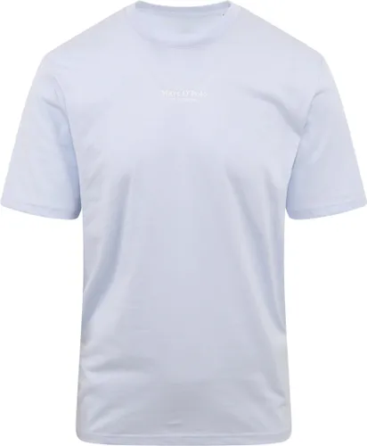 Marc O'Polo T-Shirt Logo Light  Light blue Blue