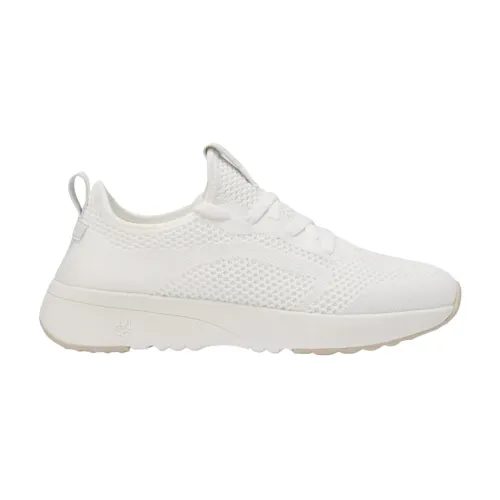 Marc O'Polo , White Lace-Up Sneakers ,White female, Sizes: