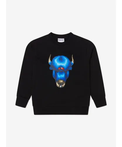 Marcelo Burlon Boys Monster Sweatshirt - Black