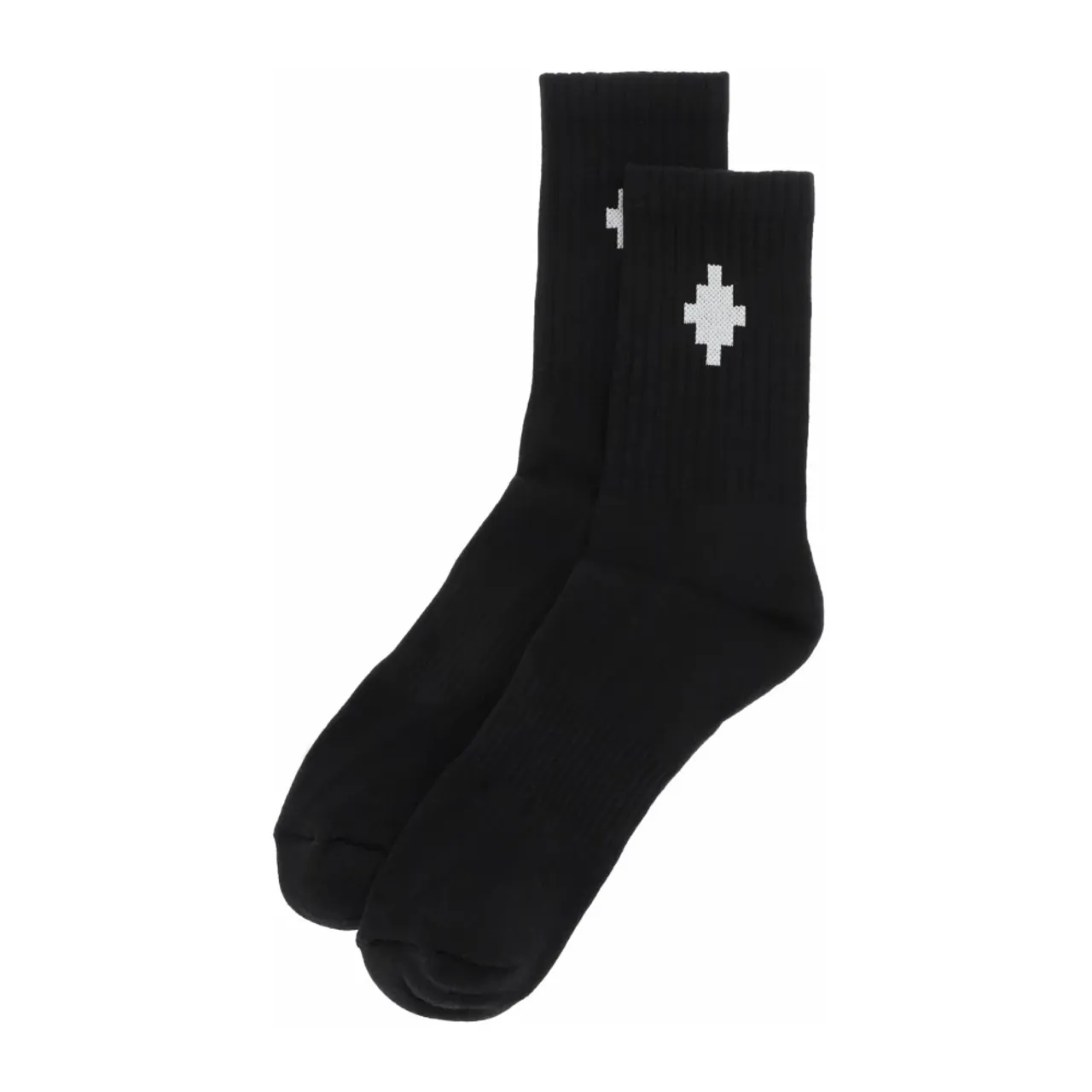 Marcelo Burlon , Cross Logo Sport Socks ,Black male, Sizes: ONE