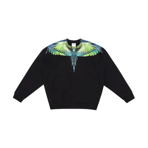 Marcelo Burlon , Icon Wings Sweatshirt ,Black male, Sizes: