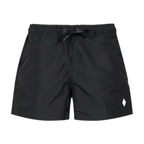 Marcelo Burlon , Sea Clothing Black Boxer Shorts ,Black male, Sizes: