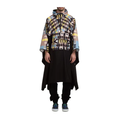 Marcelo Burlon , Winter Multicolor Jacket for Men ,Beige male, Sizes: