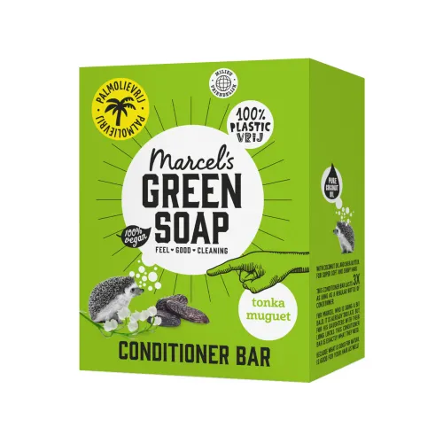 Marcel's Green Soap Hair Conditioner Bar Tonka Bean &