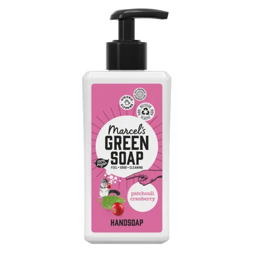 Marcel's Green Soap - Hand Soap Patchouli & Cranberry -