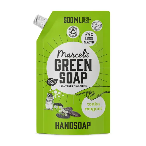 Marcel's Green Soap - Hand Soap Refill Tonka & Muguet -