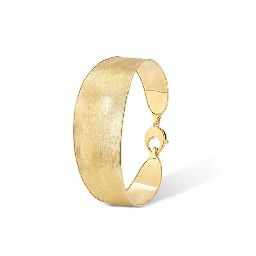 Marco Bicego Lunaria 18ct Yellow Gold Wide Bangle - Yellow Gold