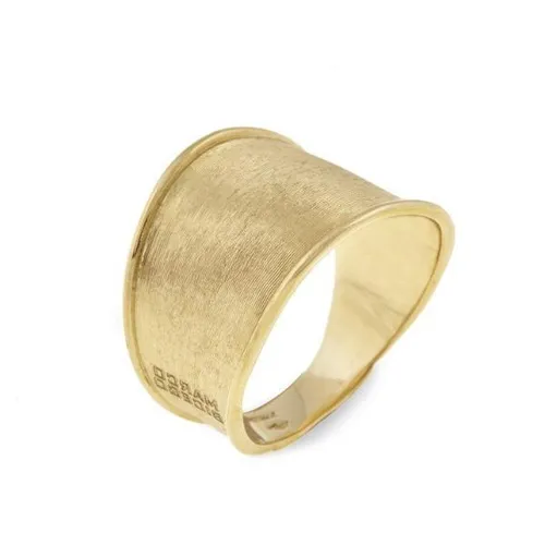 Marco Bicego Lunaria 18ct Yellow Gold Wide Ring - O