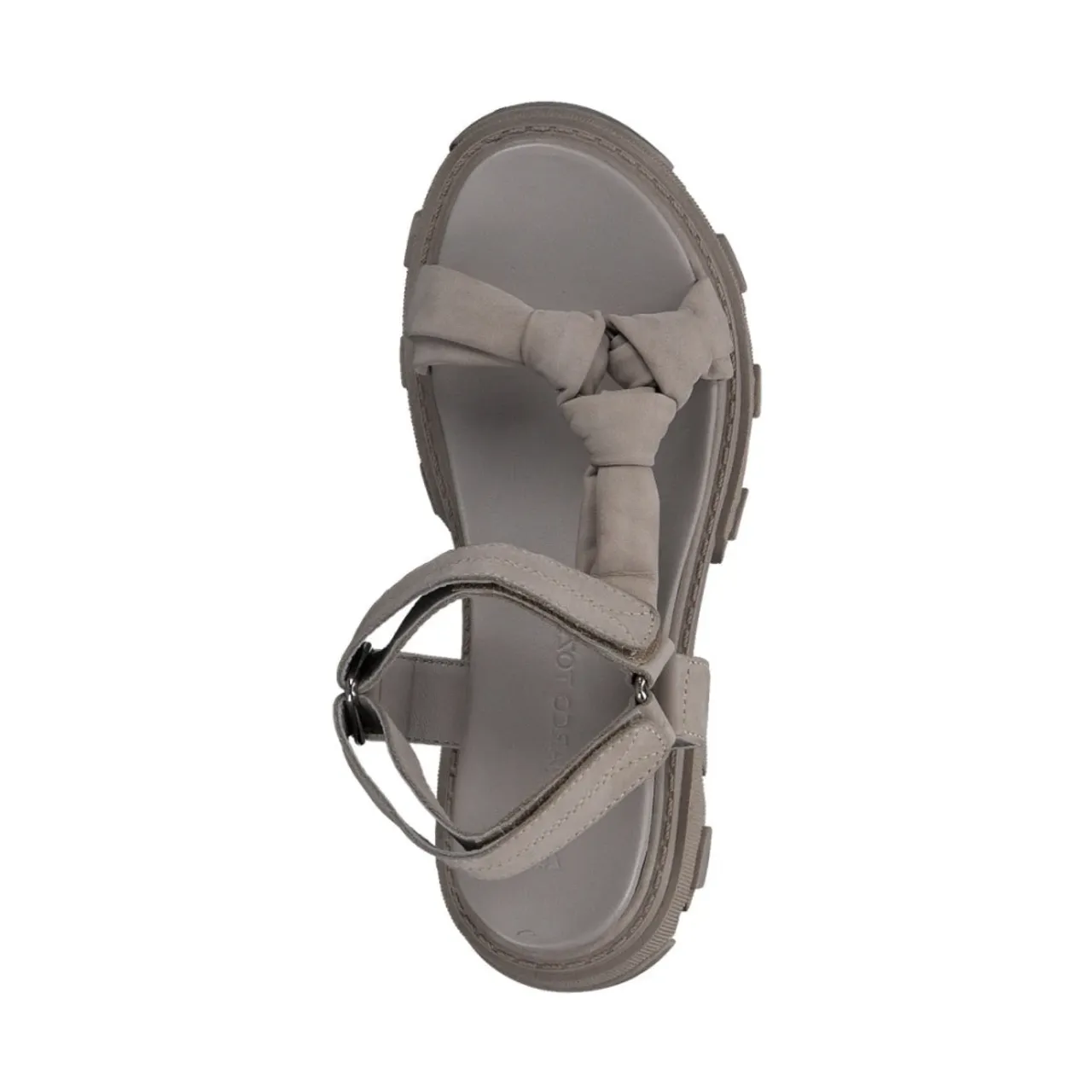 Marco Tozzi , beige casual open sandals ,Gray female, Sizes: