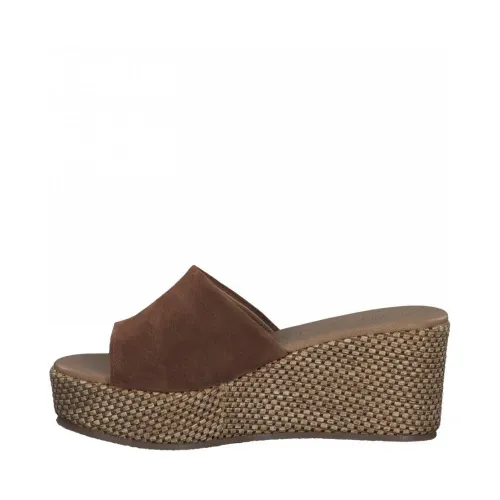 Marco Tozzi , casual open mules ,Brown female, Sizes: